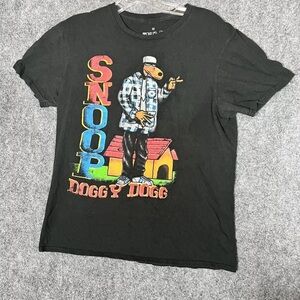Joe Cool T-Shirt Men's Sz M Black Tha Dog Collection Snoop Dogg Round Neck